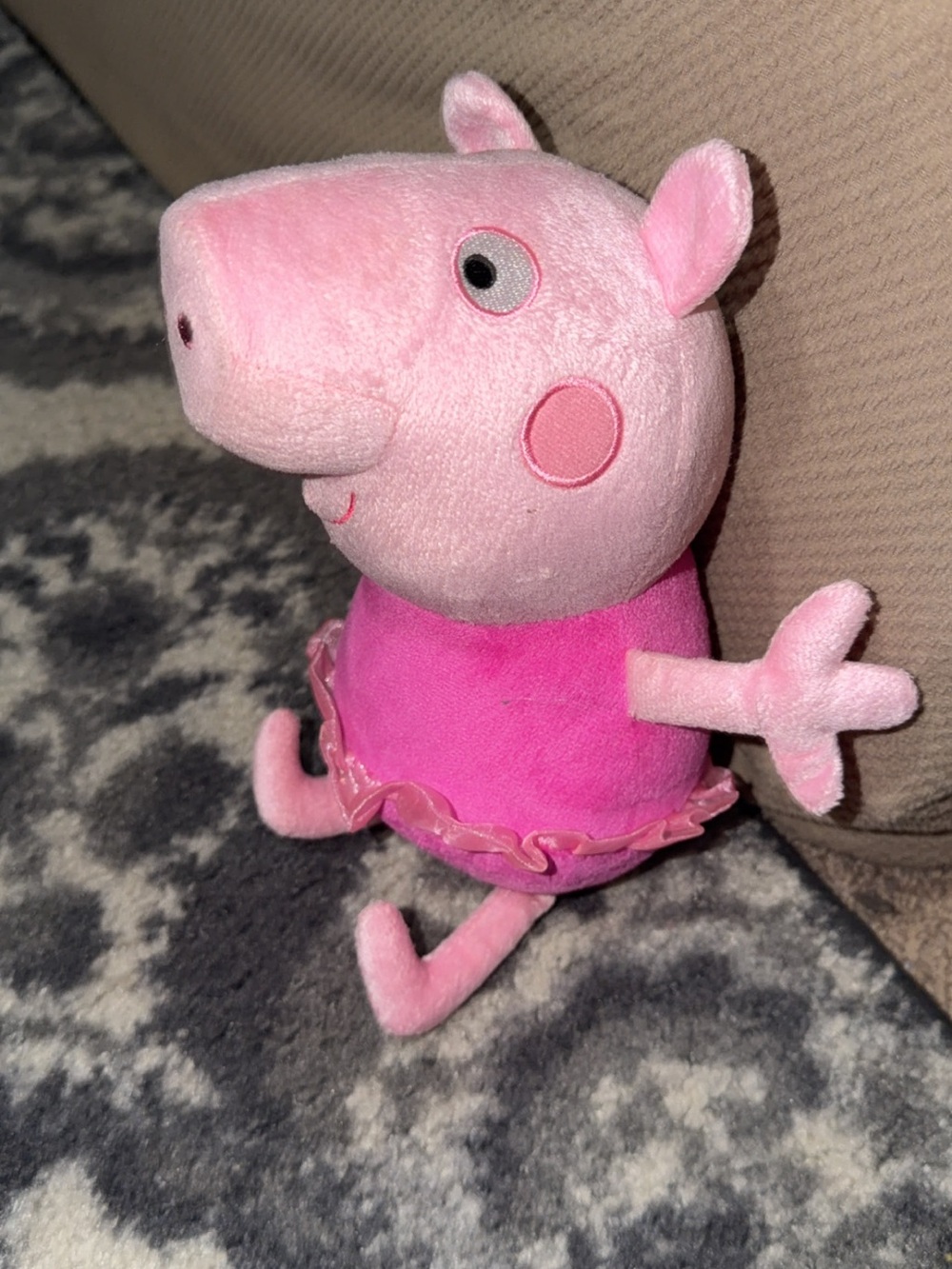 Peppa Pig Plush Toy Pink and Magenta